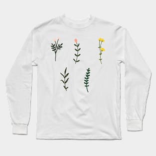 Pastel flowers Long Sleeve T-Shirt